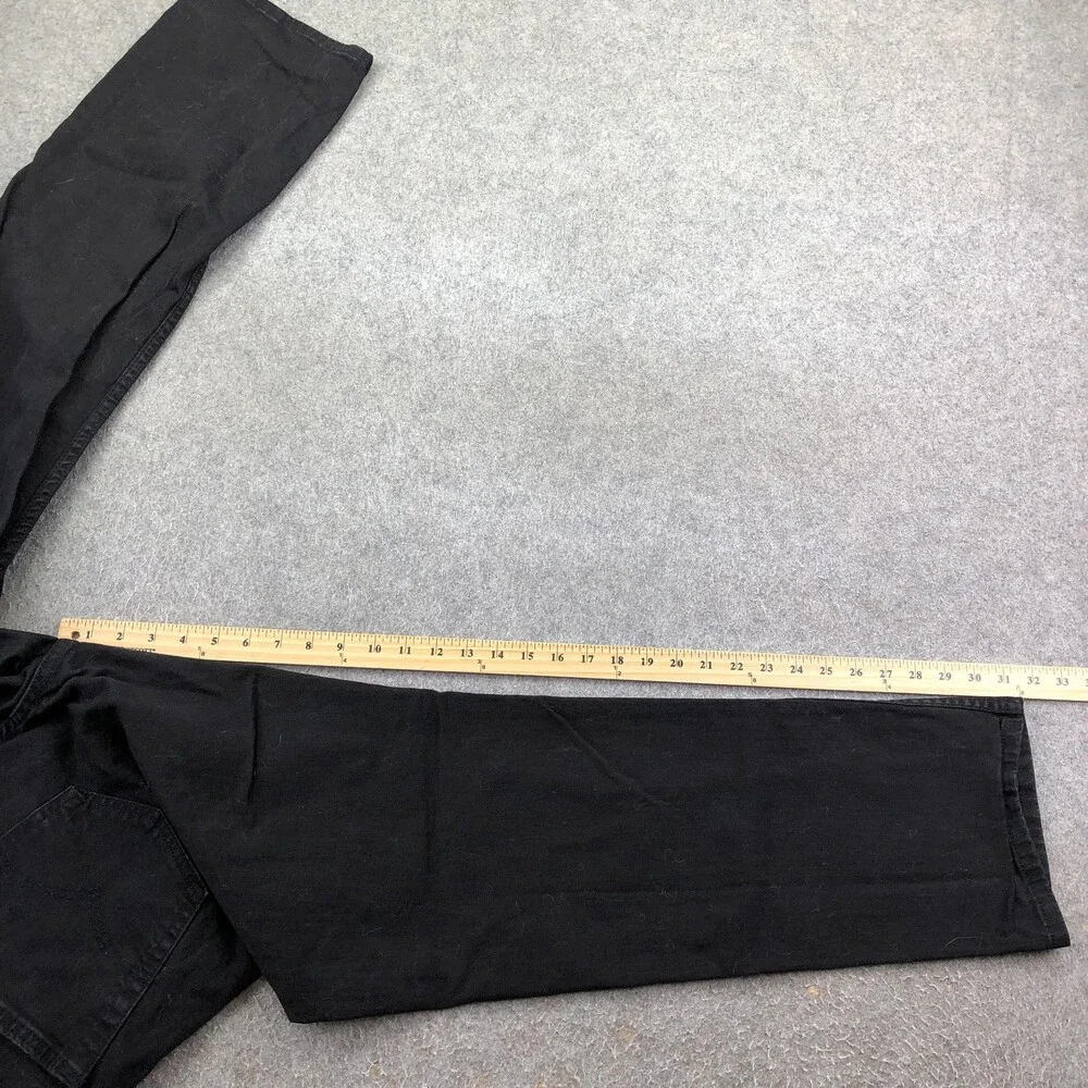 Levis 559 Jeans Mens 36x32 Black Dark Wash Relaxed Straight Denim Pants Casual